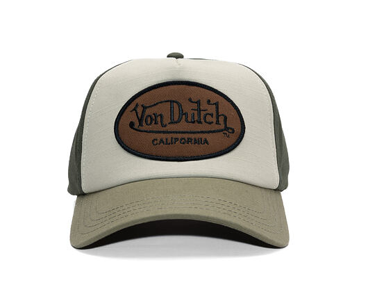 Cap Von Dutch - Trucker - Cali Patch Olive/Brown