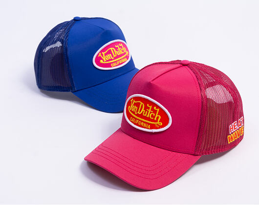 Cap Von Dutch - Trucker - Cali Patch Pink/Red