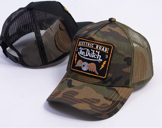 Cap Von Dutch - Trucker - Electric Road Green Camo