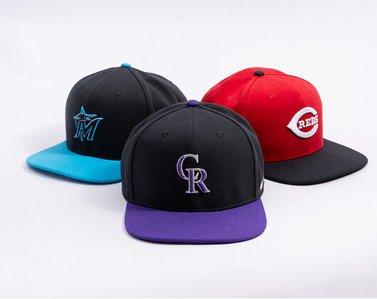 Cap Nike - Dri-Fit Pro - Colorado Rockies - Black 00A/Court Purple 51L