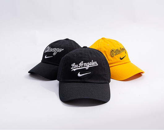 Cap Nike - Primetime Club Unctructured Oragnic Cotton Cap LA Dodgers - black