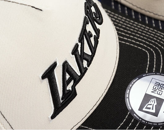 Cap New Era - NBA City Icon 9FORTY A-Frame - LA Lakers - Cream / Black