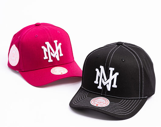 Cap Mitchell & Ness  - Branded Baseline -Pro Crown Snapback - Black