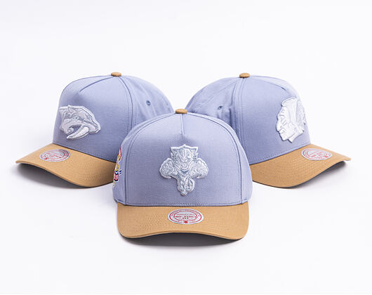 Cap Mitchell & Ness  - NHL Frosted Peak - Pro Pinch Snapback - Florida Panthers - Blue/Green