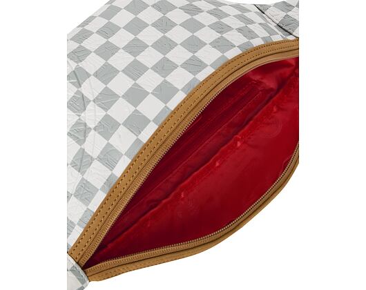 Crossbody Sprayground - Graff Embossed Cream Check Savvy Crossbody