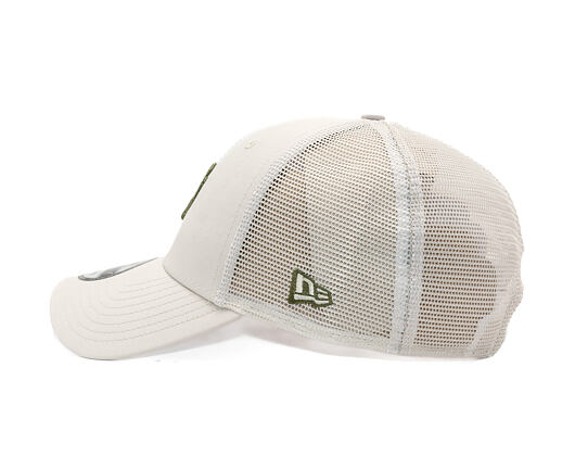 Cap New Era - MLB Midi Homefield 9FORTY Trucker - NY Yankees - Stone / New Olive