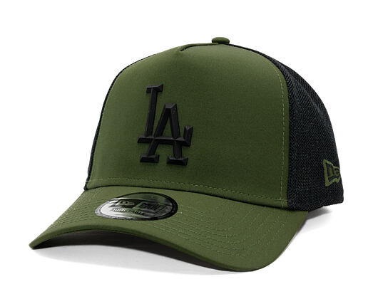 Cap New Era - MLB Tech Pack 9FORTY A-Frame Trucker - LA Dodgers - New Olive