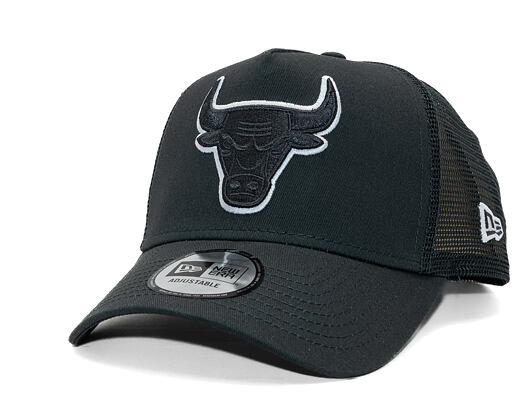 Cap New Era - NBA Outline 9FORTY A-Frame Trucker - Chicago Bulls - Steel / White