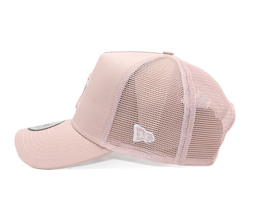 Cap New Era - MLB Outline 9FORTY A-Frame Trucker - NY Yankees - Pink Rouge / White
