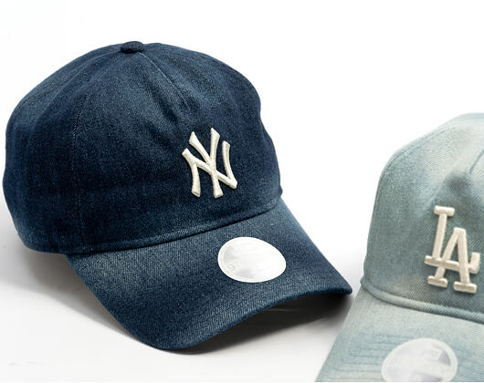 Womens Cap New Era - MLB Denim 9TWENTY A-Frame - NY Yankees - Navy