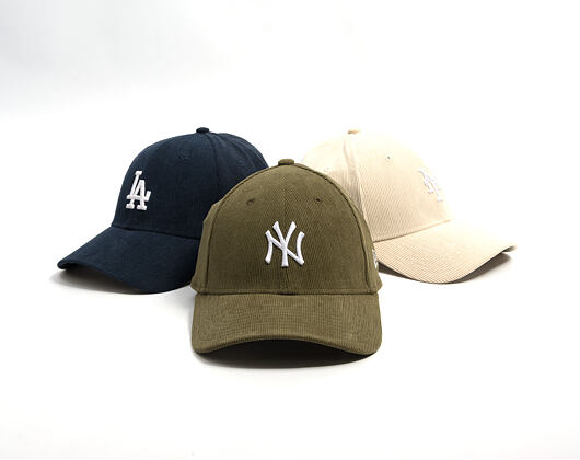 Cap New Era - MLB Soft Cord 9FORTY - NY Yankees - New Olive