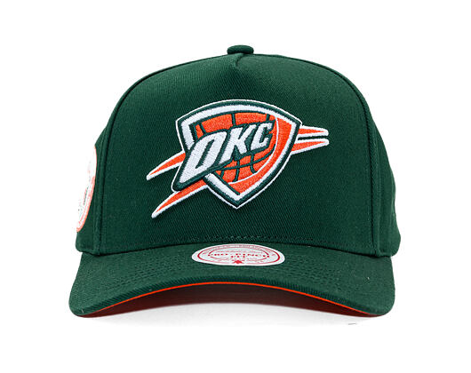 Cap Mitchell & Ness - NBA - Emerald Slam - Oklahoma City Thunder - Green/Orange