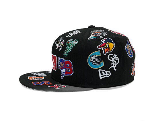 Cap New Era - MiLB All Over Logo 59FIFTY - Black