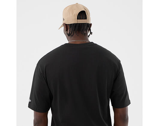Tee New Era - Branded Oversized Graphic Tee - Black