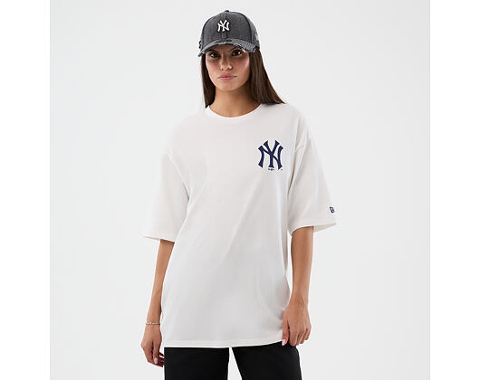 Tee New Era - MLB Cap Graphic Oversized Tee - NY Yankees - White