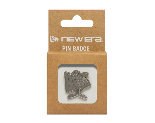 Pin New Era - Branded Cap Pin Flag - Silver