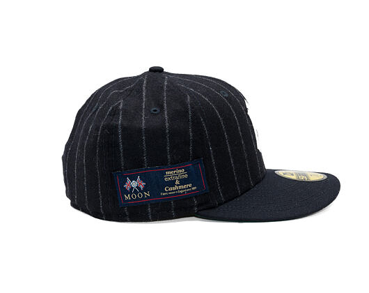 Cap New Era - MLB Moon Cooperstown 59FIFTY - NY Yankees - White And Navy Pinstripe