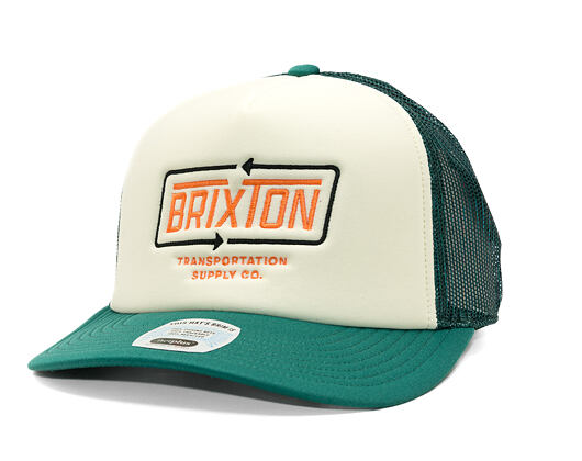 Cap Brixton - Caldwell Np Hp Trucker Hat - Primal Green/Whitecap/Primal G