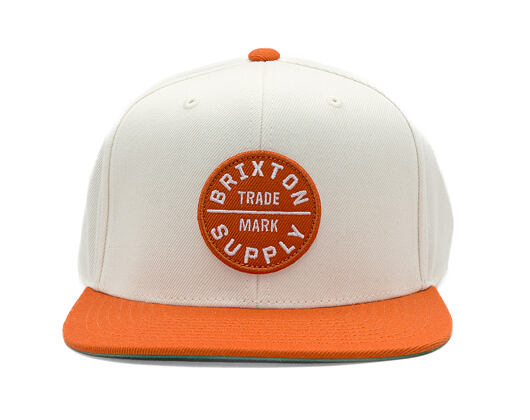 Cap Brixton - Oath Iii Snapback - Off White/Burnt Orange
