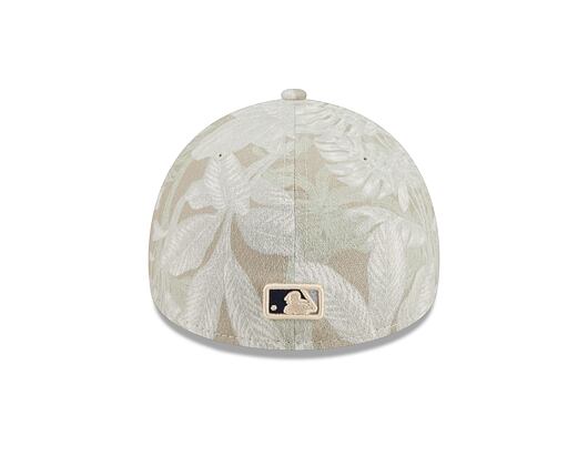 Cap New Era - MLB Three Looms "Leafy Palm" 59FORTY A-Frame - NY Yankees - Stone