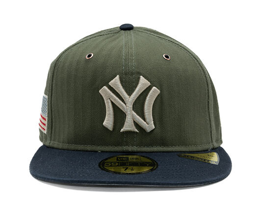 Cap New Era - MLB Three Looms "American Herringbone" 59FIFTY - NY Yankees - Team Color