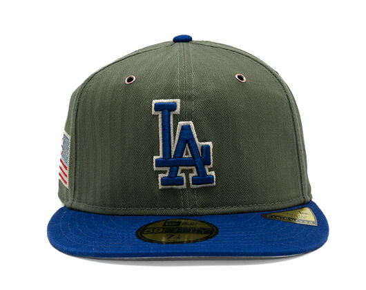 Cap New Era - MLB Three Looms "American Herringbone" 59FIFTY - LA Dodgers - Team Color