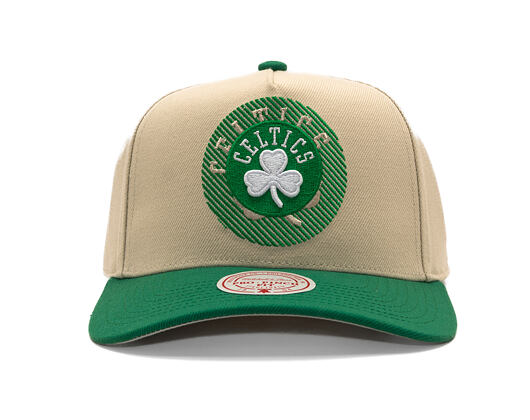 Cap Mitchell & Ness - Off Tilted - NBA - Boston Celtics - Off White