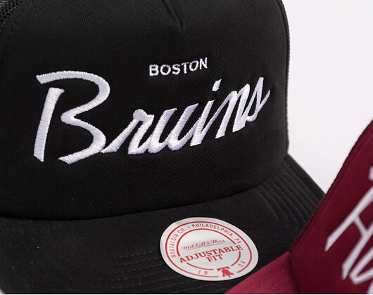 Cap Mitchell & Ness - Head Coach Trucker - NHL - Boston Bruins - Black