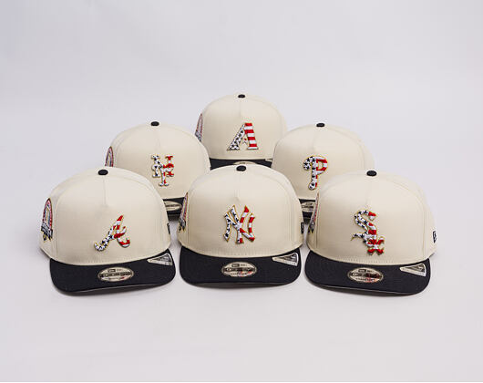 Cap New Era - MLB "American Flag" 9FIFTY - Philadelphia Phillies - Chrome White