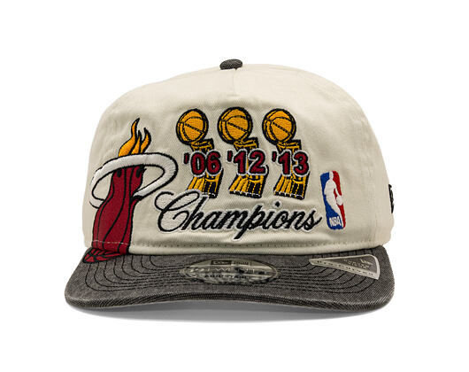 Cap New Era - NBA "Hardwood Classic Champions" 19TWENTY - Miami Heat - Chrome White / Team Color