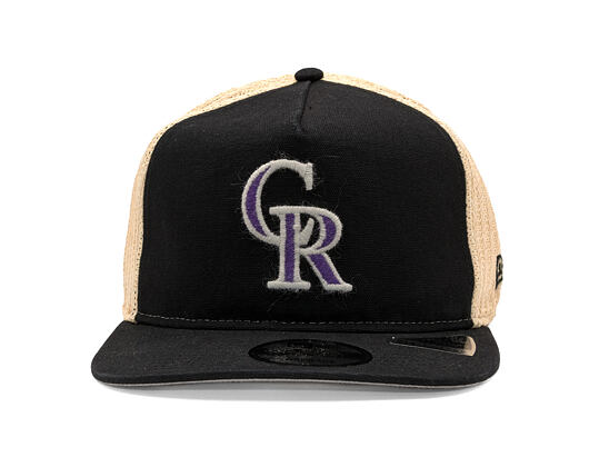 Cap New Era - MLB "Summer Twine Grained" 9FIFTY - Colorado Rockies - Team Color / Open Market Tan