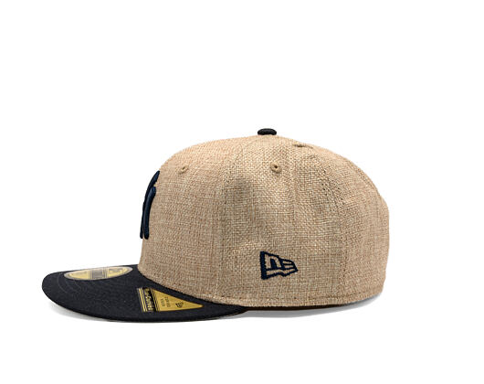 Cap New Era - MLB "Summer Twine" 59FIFTY - NY Yankees - Team Color / Open Market Tan