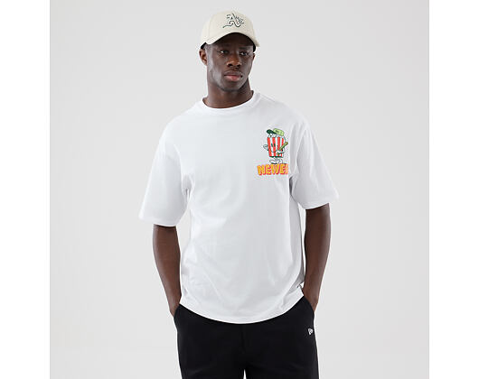 Tee New Era - Branded Food Character Oversized Tee - White
