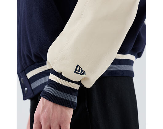 Jacket New Era - Branded Oversized Varsity Jacket - Navy