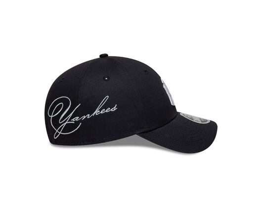 Cap New Era - MLB Side Script 9FORTY M-CROWN - NY Yankees - Navy