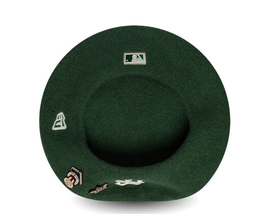 Beret New Era - MLB IMAGE DROP Retro Pin Beret - NY Yankees - Green