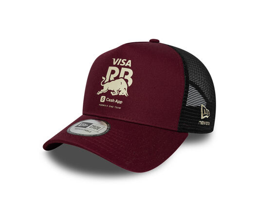 Cap New Era - F1 Seasonal 9FORTY A-Frame Trucker - Visa Cash App RB - Burgundy
