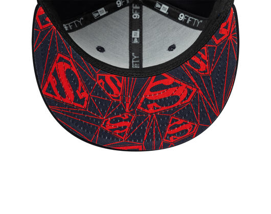Kids Cap New Era - DC Piping 9FIFTY - Superman - Royal / Navy