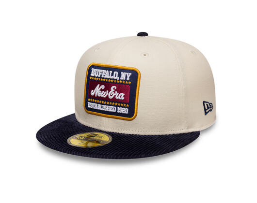 Cap New Era - Branded Patch Cord 59FIFTY - Cream / Navy