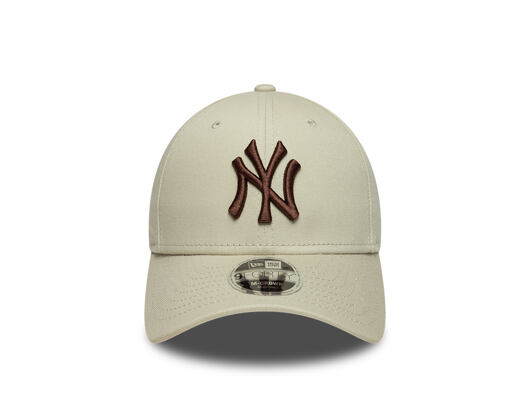 Cap New Era - MLB 9FORTY M-CROWN - NY Yankees - Stone / Deep Auburn