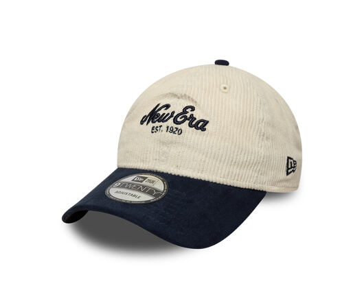 Cap New Era - Branded Cord Mix 9TWENTY - Cream / Navy
