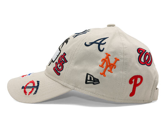 Cap New Era - MLB Grapefruit League Scatter 9TWENTY - Grapefruit League Logo - Stone