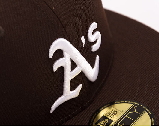New Era - MLB Seasonal 59FIFTY - Oakland Athletics - Burnt Wood - Brown