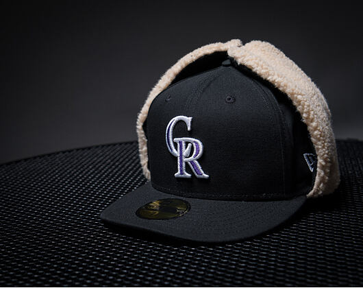 Cap New Era - MLB World Series Cooperstown Dog-Ear 59FIFTY - Colorado Rockies - Black
