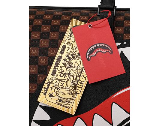 Bag Sprayground - Sharks In Paris Wtf Bubble Brown Check Duffle