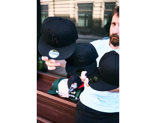 Cap New Era - MLB Black on Black 59FIFTY - Chicago White Sox - Black