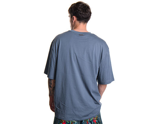Tee Ed Hardy - Mens Dragon City Diamante Graphic Relaxed T-Shirt - Blue