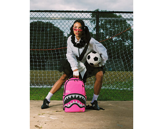 Backpack Sprayground - Shark Central Pink Embroidered Shark Backpack