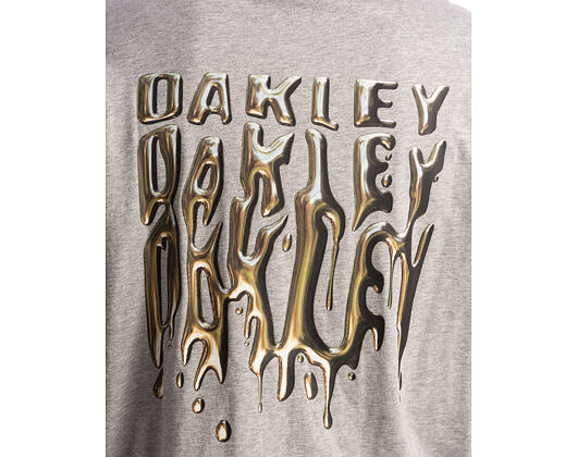 Tee Oakley - Stacked Metal Tee - New Granite Hthr