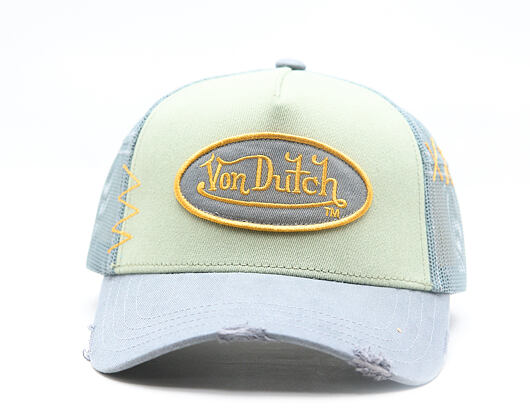 Cap Von Dutch - Trucker - Patch - Green / Light Blue